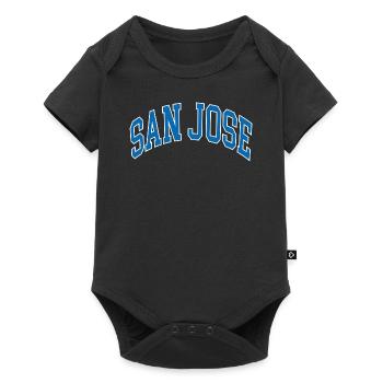 San José - Body à manches courtes Premium Bébé - noir - Devant