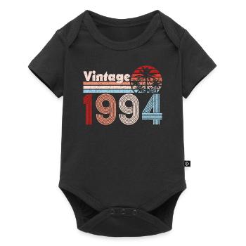 Vintage 1994 Palm Trees Retro Birthday - Baby Premium short-sleeve bodysuit - black - Front