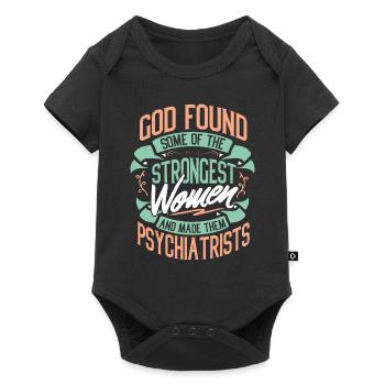 psychiatre Psychiatre Psycho cadeau professionnel - Body à manches courtes Premium Bébé - noir - Devant