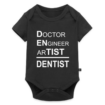 Dentist Doctor Engineer Artist - Dentist Gift - Baby Premium short-sleeve bodysuit - black - Front