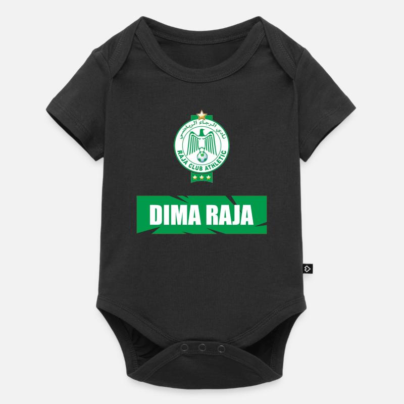 DIMA RAJA - Body à manches courtes Premium Bébé - noir