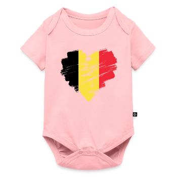 Belgique - Body à manches courtes Premium Bébé - rose - Devant