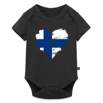 Finlande - Body à manches courtes Premium Bébé - noir - Devant