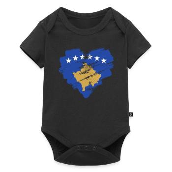 Kosovo - Baby Premium short-sleeve bodysuit - black - Front