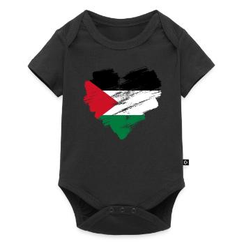 Palestine - Baby Premium short-sleeve bodysuit - black - Front