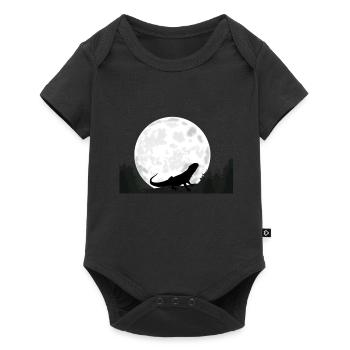 Bartagamen - Baby Premium Kurzarmbody - Schwarz - Vorne