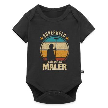 Maler - Baby Premium Kurzarmbody - Schwarz - Vorne