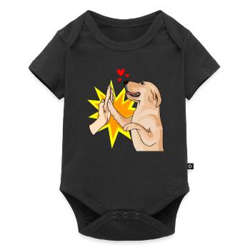 Labrador Retriever labrador dog labbi gift - Baby Premium short-sleeve bodysuit - black - Front
