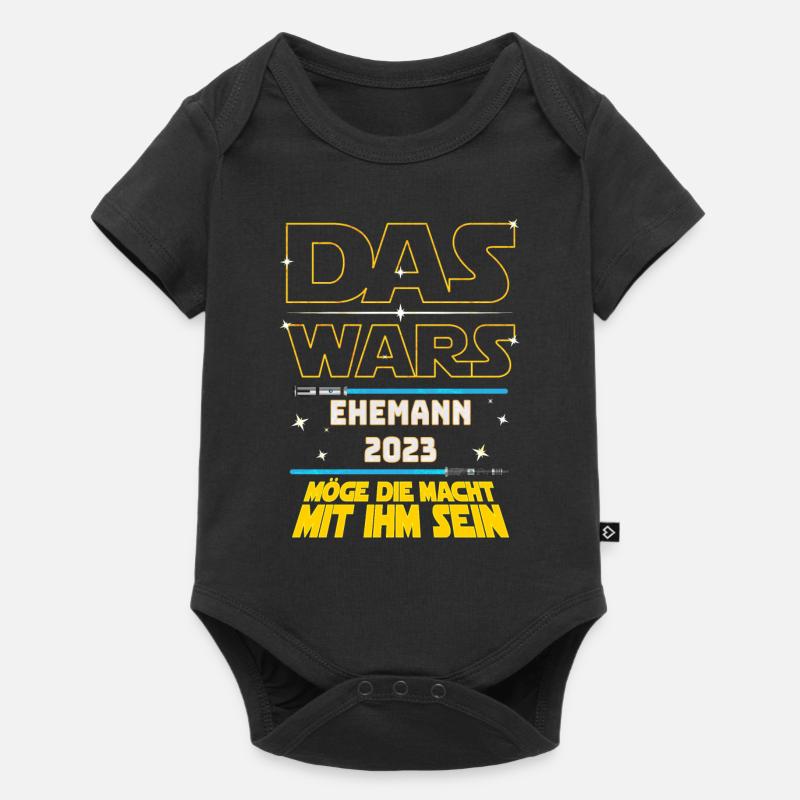 Das Wars Ehemann 2023 JGA Junggeselle Bräutigam - Baby Premium Kurzarmbody - Schwarz