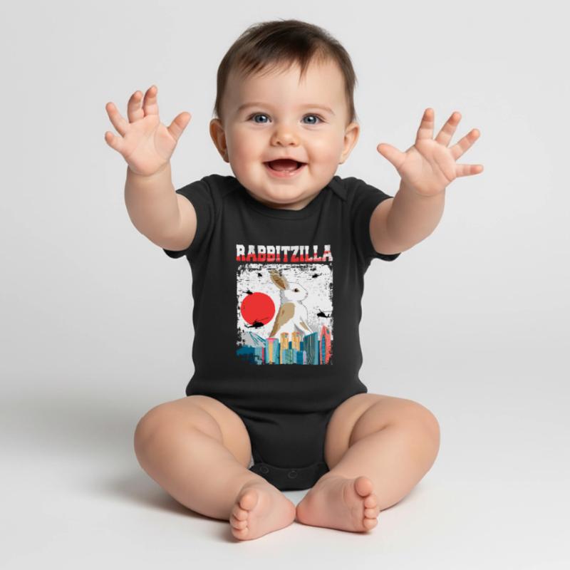 Rabbitzilla Rabbit Rabbit Gift Baby Premium short-sleeve bodysuit