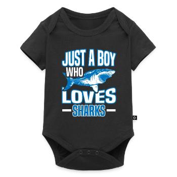 Requins - Body à manches courtes Premium Bébé - noir - Devant