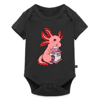 Axolotl Cadeau Terre Lait Axolotl Costume - Body à manches courtes Premium Bébé - noir - Devant
