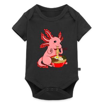 Axolotl Cadeau Axolotl Costume Ramen Nouilles - Body à manches courtes Premium Bébé - noir - Devant