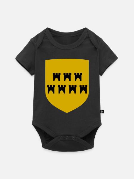 Die Siebenbürger Sachsen - Baby Premium Kurzarmbody - Schwarz