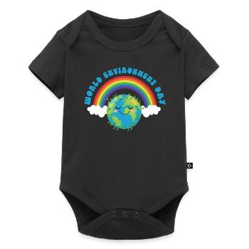 World environment day - Baby Premium Kurzarmbody - Schwarz - Vorne