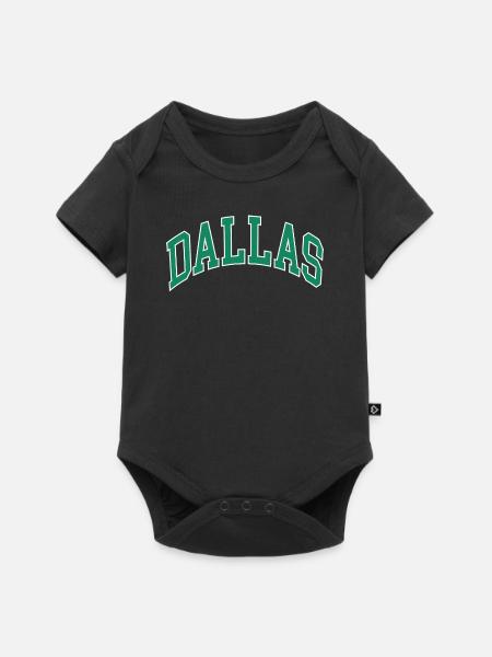 Dallas - Baby Premium Kurzarmbody - Schwarz