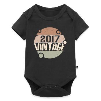 Vintage 2017 Cadeaux rétro 2017 millésime 2017 - Body à manches courtes Premium Bébé - noir - Devant