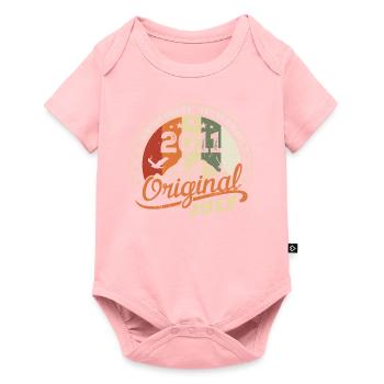 2011 Juillet 2011 Chemise Anniversaire 2011 Cadeau - Body à manches courtes Premium Bébé - rose - Devant