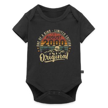 August 2000 Birthday Gift 2000 Legends August - Baby Premium short-sleeve bodysuit - black - Front