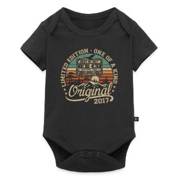Millésime 2017 Cadeau Anniversaire 2017 Rétro 2017 - Body à manches courtes Premium Bébé - noir - Devant