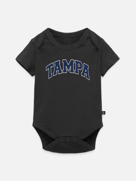 Tampa - Baby Premium Kurzarmbody - Schwarz