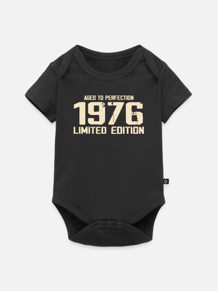 1976 Limited edition 1976 Birthday 1976 Retro - Baby Premium short-sleeve bodysuit - black