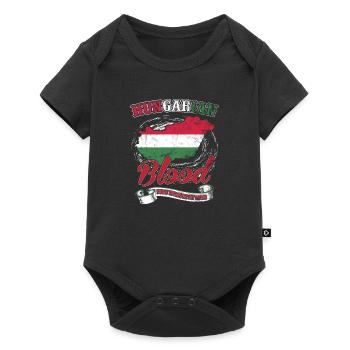 Hongrie - Body à manches courtes Premium Bébé - noir - Devant