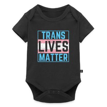 Vie transgenre - Body à manches courtes Premium Bébé - noir - Devant