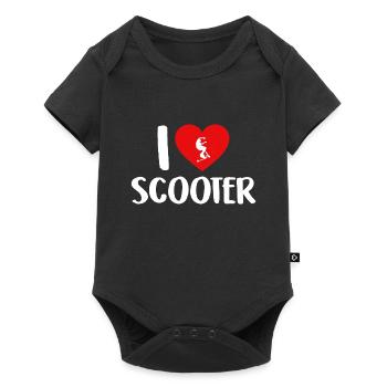 freestyle scooter - Baby Premium short-sleeve bodysuit - black - Front
