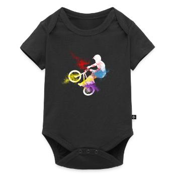 Bmx Freestyle - Body à manches courtes Premium Bébé - noir - Devant