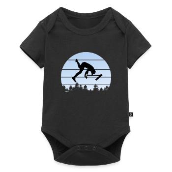 freestyle scooter - Baby Premium short-sleeve bodysuit - black - Front
