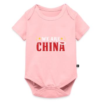 Nous sommes la Chine ! - Body à manches courtes Premium Bébé - rose - Devant