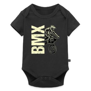 BMX Bicycle Hobby Sport BMX Gift Idea - Baby Premium short-sleeve bodysuit - black - Front