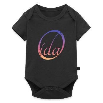 Oida - Baby Premium Kurzarmbody - Schwarz - Vorne
