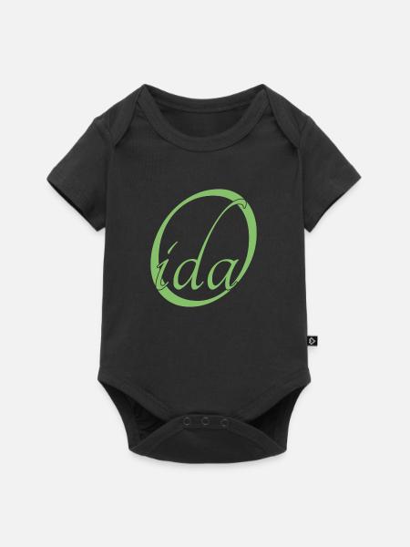 Oida - Baby Premium Kurzarmbody - Schwarz