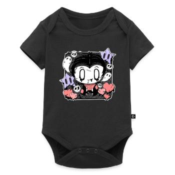 Victor the zombie vampire boy in kawaii style - Baby Premium short-sleeve bodysuit - black - Front