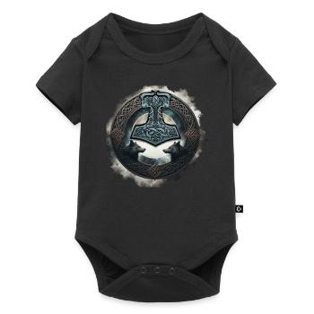 Mjölnir 3 - Baby Premium Kurzarmbody - Schwarz - Vorne