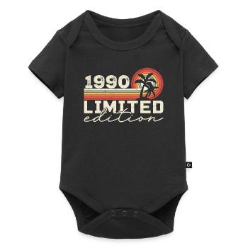 Vintage 1990 Cadeau Anniversaire 1990 Retro 1990 - Body à manches courtes Premium Bébé - noir - Devant