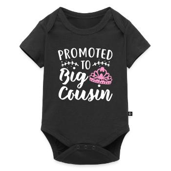 Promoted To Big Cousin - Pregnant Birth Cousin - Baby Premium short-sleeve bodysuit - black - Front