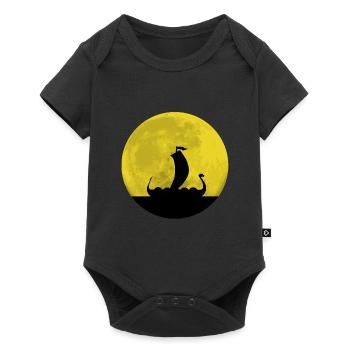 Suède - Body à manches courtes Premium Bébé - noir - Devant