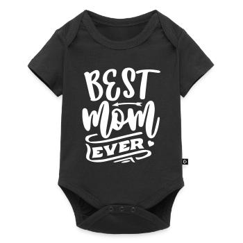 Meilleure maman de tous les temps - Body à manches courtes Premium Bébé - noir - Devant
