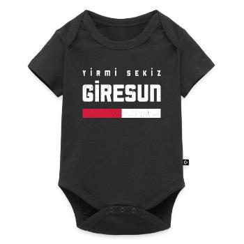 Giresun 28 Turkey Turkiye Gift Holiday TR Turk - Baby Premium short-sleeve bodysuit - black - Front