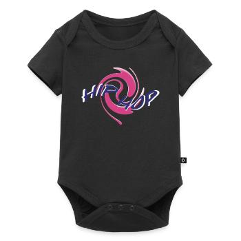Hip Hop Squirl - Body à manches courtes Premium Bébé - noir - Devant