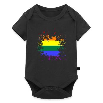 LGBTQ Pride Month - Baby Premium Kurzarmbody - Schwarz - Vorne