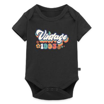 1993 Anniversaire Vintage - Body à manches courtes Premium Bébé - noir - Devant