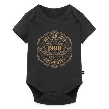 1998 Classic 1998 Retro 1998 Birthday Gift - Baby Premium short-sleeve bodysuit - black - Front