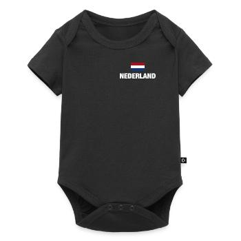 Nederland Netherlands Holland Flag Gift - Baby Premium short-sleeve bodysuit - black - Front