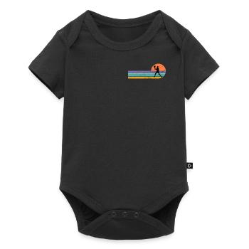 Tennis Tennis Player Vintage Logo Tennis - Baby Premium short-sleeve bodysuit - black - Front