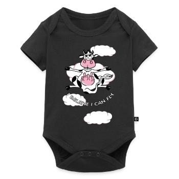 i believe i can fly - Body à manches courtes Premium Bébé - noir - Devant