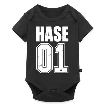 Hase Hasi Mouse Queen Mausi Kosename 01 King - Baby Premium short-sleeve bodysuit - black - Front